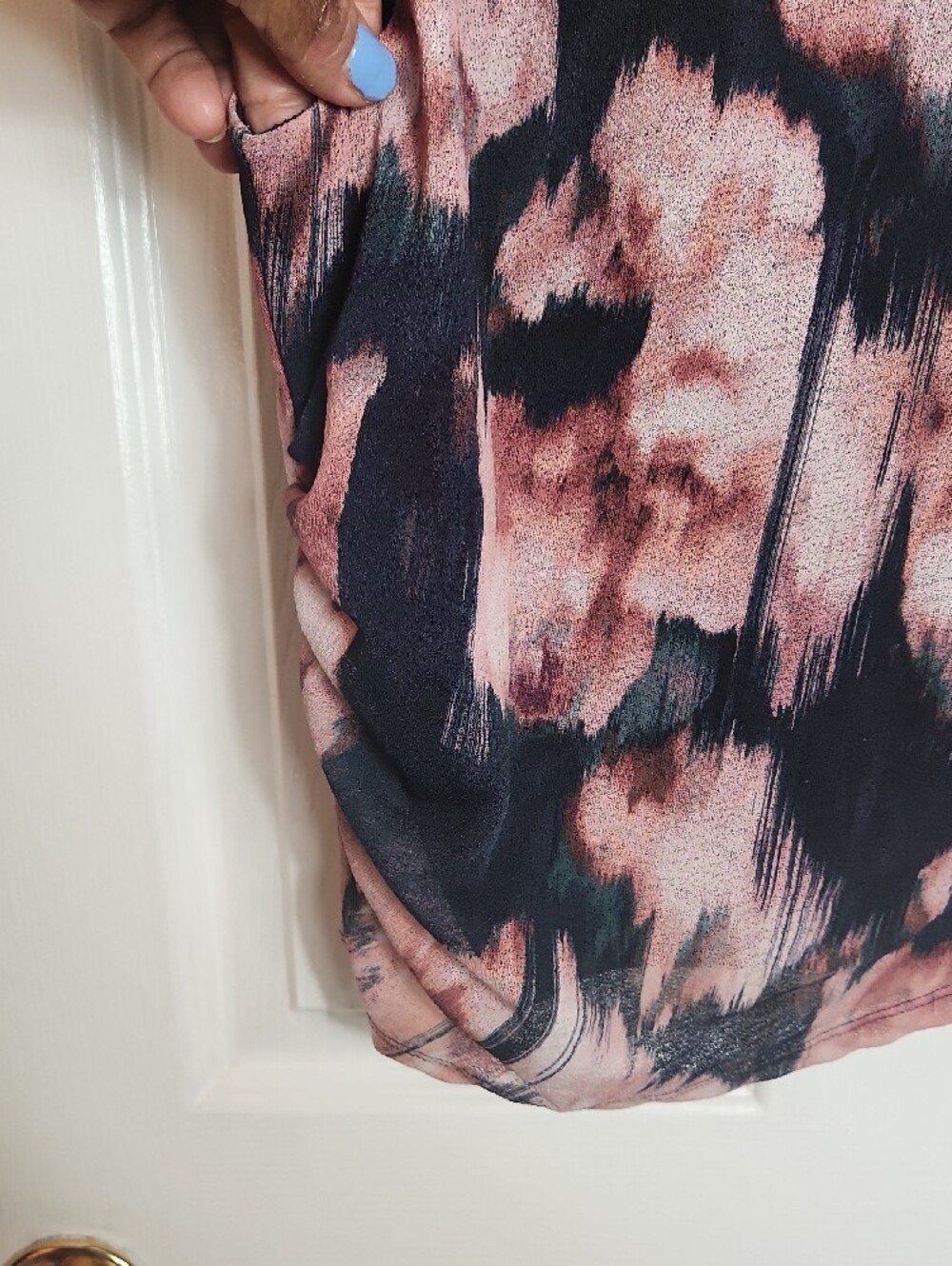 Abercrombie & Fitch Pink and Black Floral Tank - Picture 5 of 6